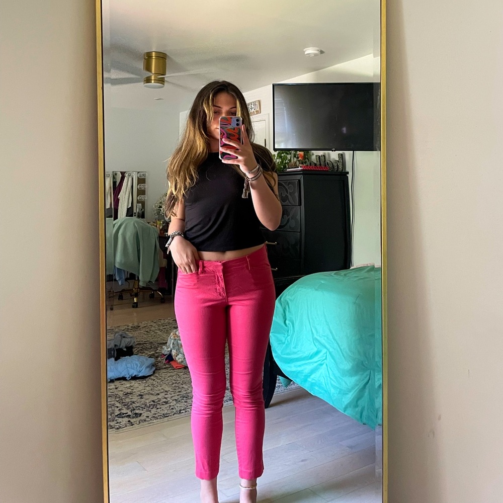 Old Navy Pixie Pants Cranberry Pink/Red